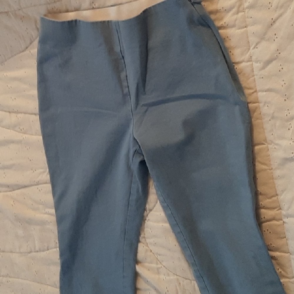 A New Day Light Blue Capri Pants for Women